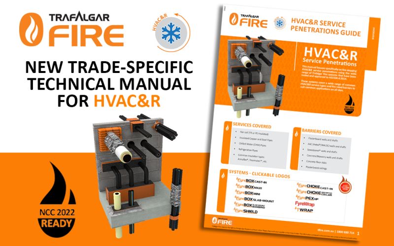 Trafalgar Fire trade-specific HVAC&R technical penetrations manual